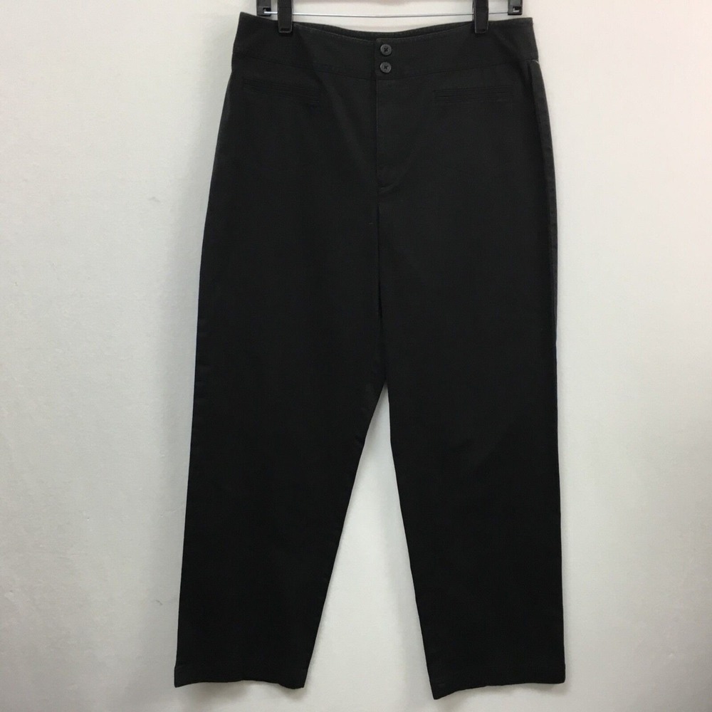 Rafaella Women's Pants Size 10 Faded Black NWOT